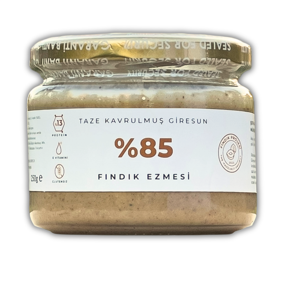 %85 Taze Fındık Ezmesi (Pancar Şekerli)