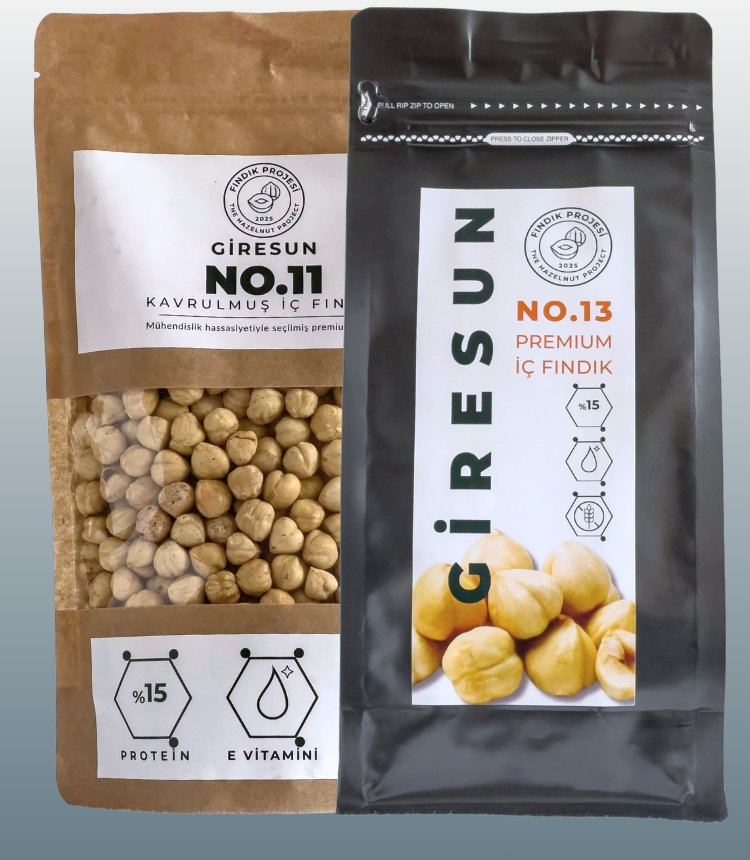 Klasik Set (420g No.11 + 500g No.13 Kavrulmuş İç Fındık)