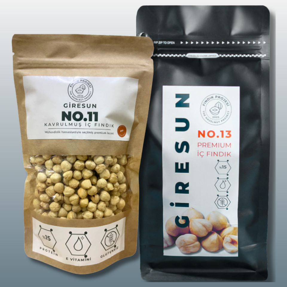 Klasik Set (420g No.11 + 500g No.13 Kavrulmuş İç Fındık)