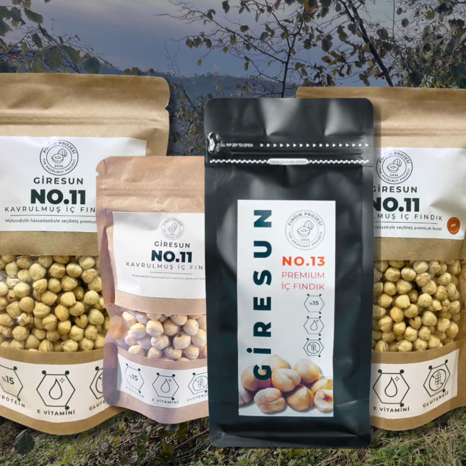 Aylık Set (2x420g No.11 + 180g No.11 + 500g No.13 Kavrulmuş İç Fındık)